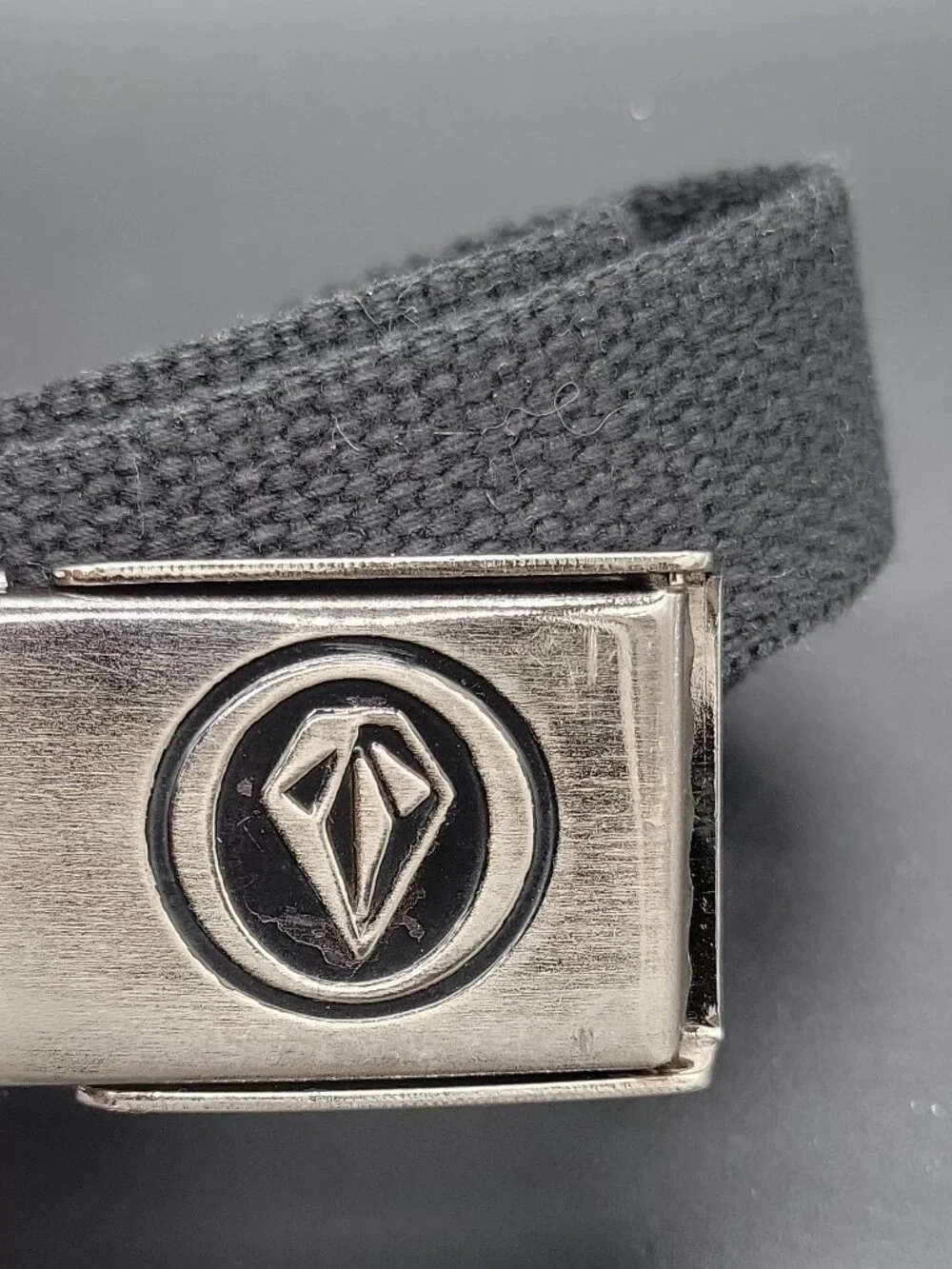 Volcom Mens Black Circle Web Belt with Bottle Opener 42 Inches